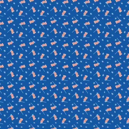 [30541] Red White And Bang Flags Royal (30541)