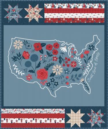 [32144] Red White And True Sweet Land Of Liberty Quilt Kit