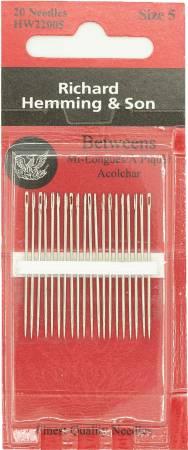 [27888] Richard Hemming Between / Quilting Needles Size 5 20ct