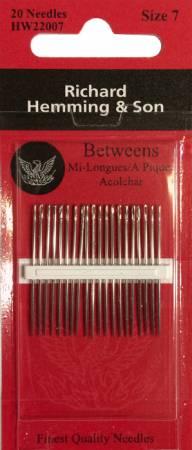 [20820] Richard Hemming Between / Quilting Needles Size 7