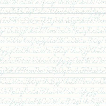 [28484] Backgrounds Penmanship Aqua (28484)