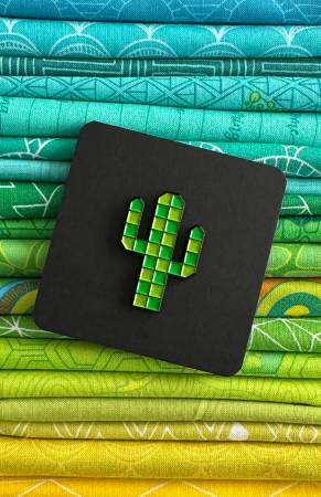 [33497] Sassafras Lane Enamel Pin - Cactus