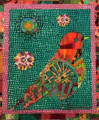 [34277] Serious Whimsey - Red Bird Block 21"x18" (34277) #1