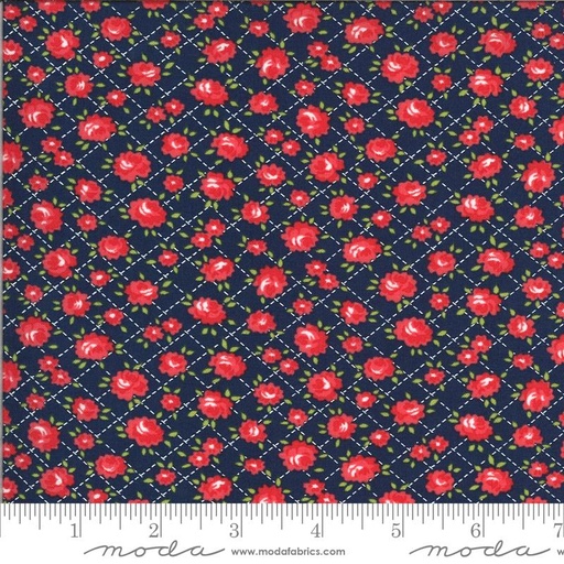 [27314] Shine On Roses Navy (27314)