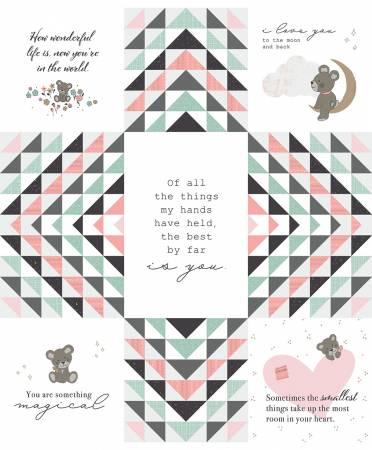 [27902] Sleep Tight Panel Pink 36"x44"  #128