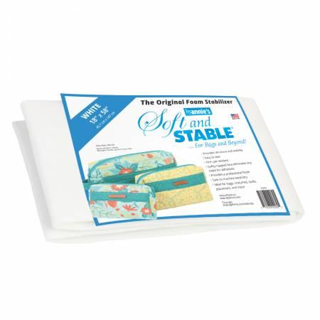 [32223] Soft and Stable White 100% Polyester Foam Stabilizer 18in x 58in (32223)