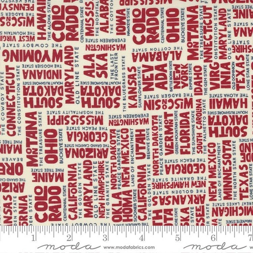 [31896] Stateside States Apple Red 55610 34 Moda #1 (31896)