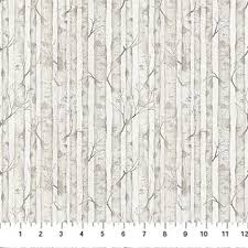 [31446] Stonehenge Timberland Trail Flannel Birch Trees (31446)