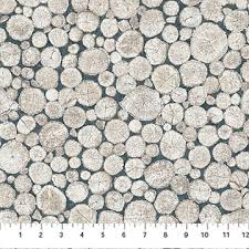 [31440] Stonehenge Timberland Trail Flannel Crosscut logs (31440)