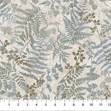 [31438] Stonehenge Timberland Trail Flannel Leaves (31438)