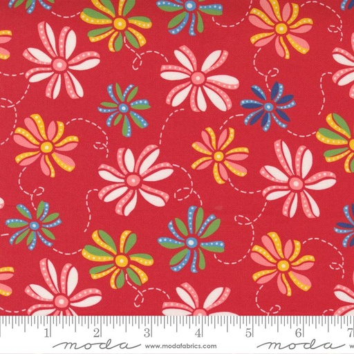 [29438] Story Time Ribbon Daisy Red 21792 12 (29438)