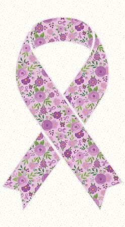 [32070] Strength In Lavender 24" X 43.5" Ribbon Panel #44