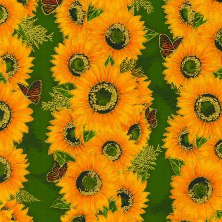 [30651] Stripe Green w/Metallic (30651)