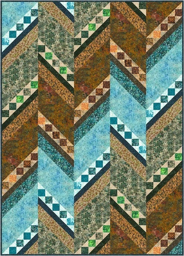 [34128] Subduction Quilt Kit 61"x85" (34128)