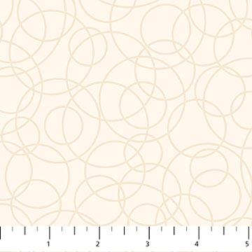 [31581] TANGLED CIRCLES Ivory (31581)