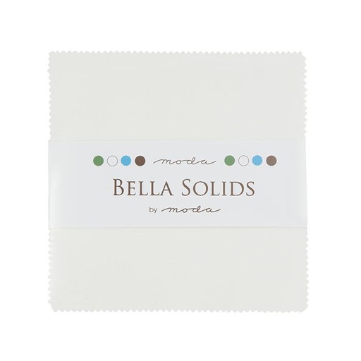 [26918] Bella Solids Charm Pack White (26918)