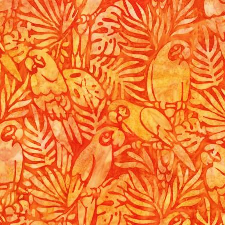 [29289] Birds Orange Batik (29289)