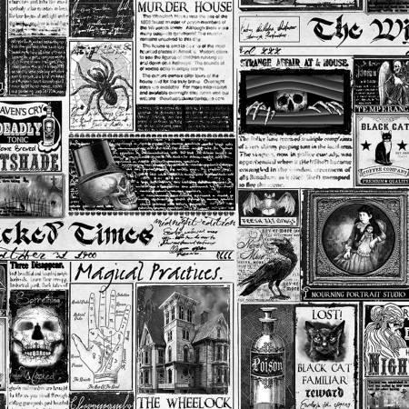 [32310] White Wicked Time Newspaper (32310)