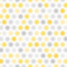 [34289] Yellow/Grey Sun Flannel (34289)