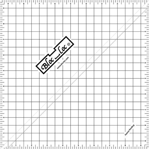 [24810] Bloc Loc HST 95 Half Sq Tri Rul