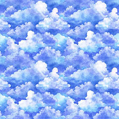 [34453] Lil' Wizards - Clouds blue (34453)