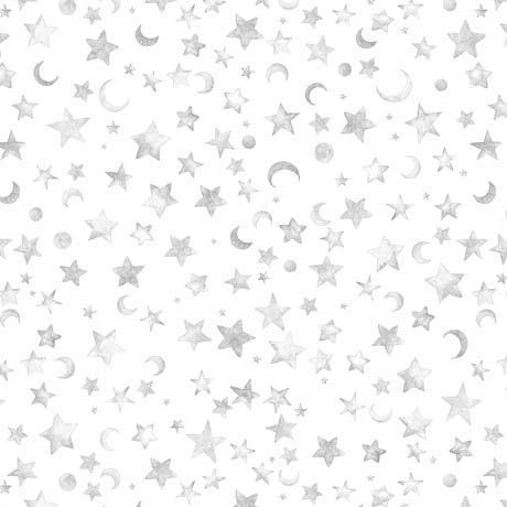 [34456] Lil' Wizards - Moon & Stars gray (34456)