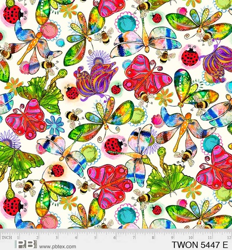 [34474] Tiny Wonders allover critters cream (34474)