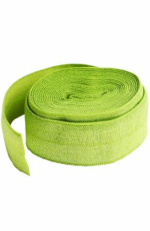 [34650] Fold-over Elastic 3/4in x 2yd Apple Green (34650)
