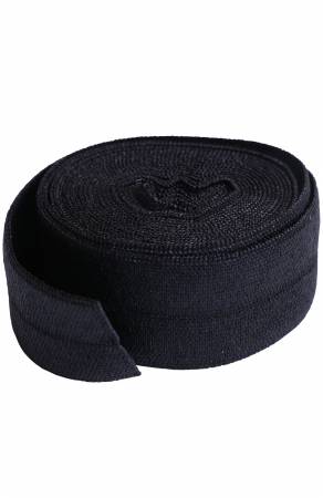 [34654] Fold-over Elastic 3/4in x 2yd Black (34654)