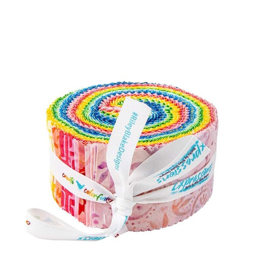 [34692] Expressions Batiks Sorbet and Sundaes 2 1/2" Rolie Polie (34692)