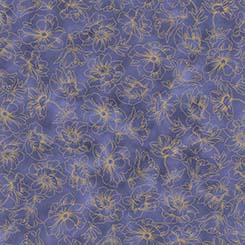 [34839] FIORE - FLORAL TOILE PERIWINKLE (34839)