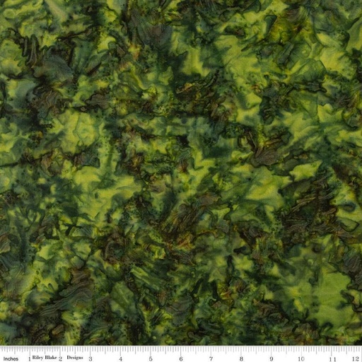 [34953] Expressions Batiks Elementals Color Play Mottled Spring Pear (34953)