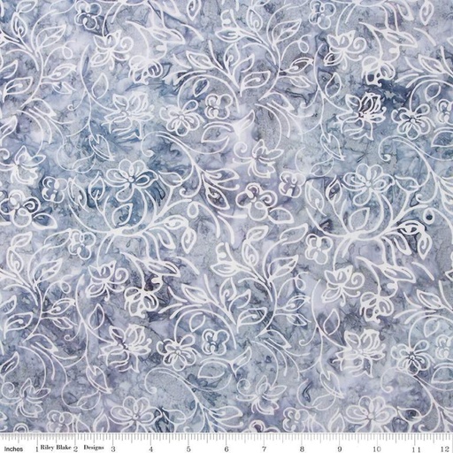 [34957] Expressions Batiks Achromatic Dance Fog Gray (34957)