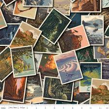 [34960] National Parks Postcard Toss Multi (34960)