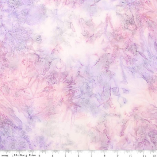 [34965] Expressions Batiks Elementals Color Play Mottled Lilac Lustre (34965)