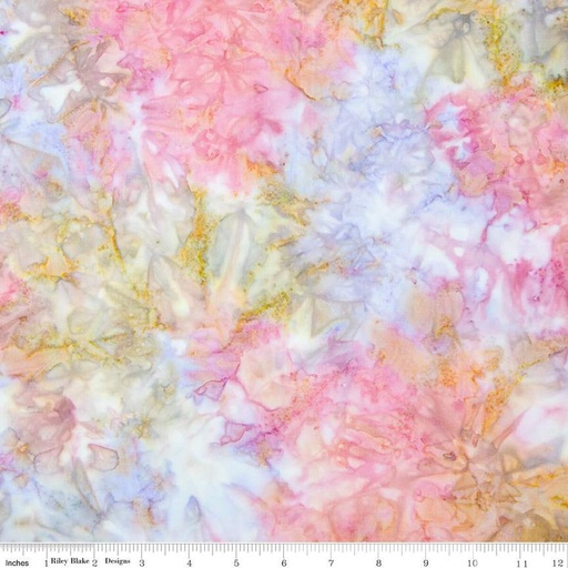 [34969] Expressions Batiks Elementals Color Play Mottled Old Lace (34969)