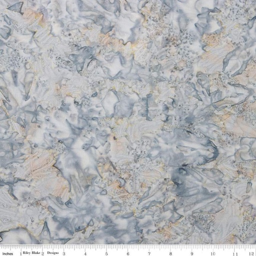 [34974] Expressions Batiks Elementals Color Play Mottled Frost (34974)