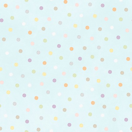 [35054] Little Chicks Flannel -Aqua (35054)