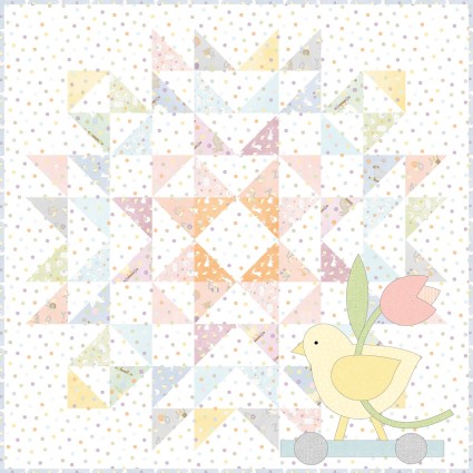 [35062] Little Chick-A-Dee Quilt Kit - Flannel 44"x44" (35062)