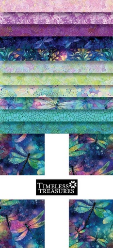 [35172] DRAGONFLY ILLUSION PK 10" Sq 42pc (35172)