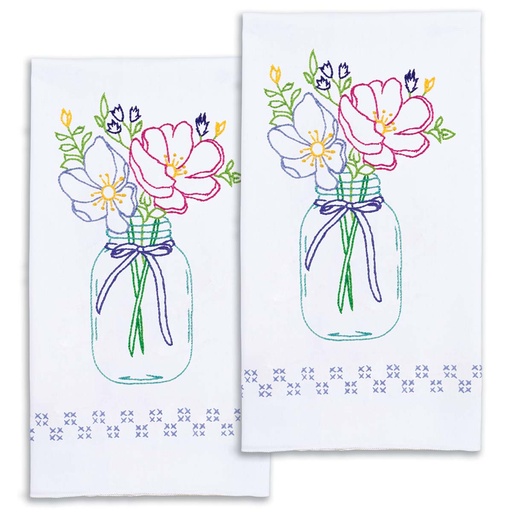[35289] Wildflowers Decorative Hand Towels 2pk (35289)