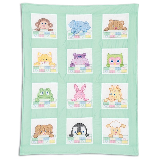 [35295] Jack Dempsey Peek-A-Boo Nursery Quilt Blocks 9x9 #300-124 (35295)