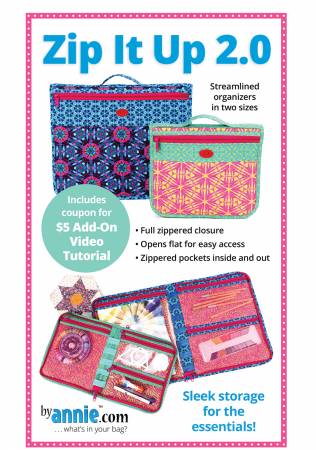 [35335] Zip It Up 2.0 Pattern  By Annie (35335)