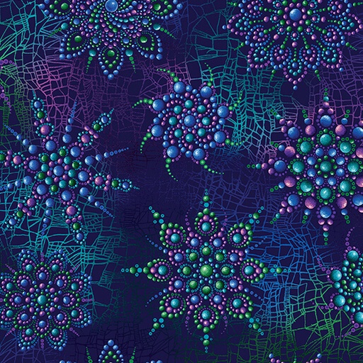 [35402] On Dragonfly Wings - Cirrus Beaded Medallion Multi (35402)