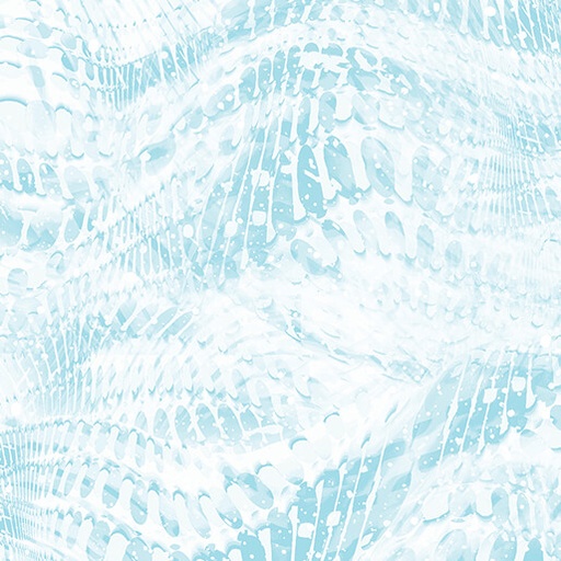 [35403] On Dragonfly Wings - Rippling Waves Light Turquoise (35403)