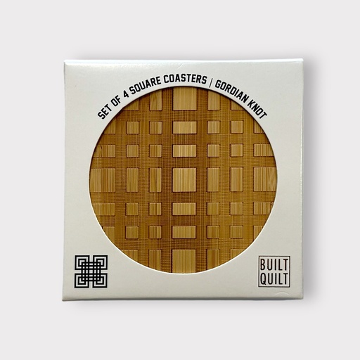 [35476] Gordian Knot Set of 4 Wooden Coasters (35476)