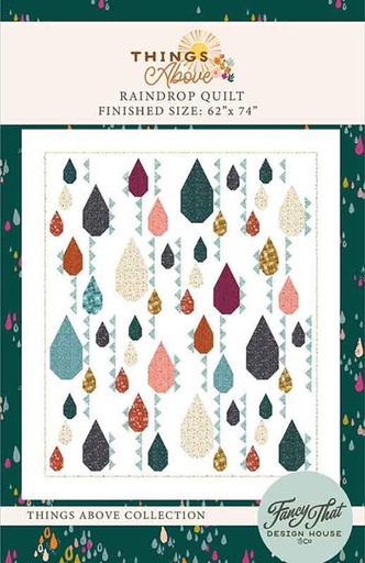 [35525] Raindrop Quilt G FTD 237 Fancy That Design Pattern (35525)