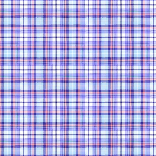 [35623] Faith -EASTER PLAID DONA-CD3254  BLUE (35623)
