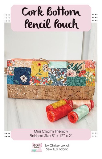[36083] Cork Bottom Pouch * SLF 2108 Sew Lux (36083)