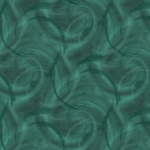 [36207] 108" Spin Flannel 3995F-66 Green - Quasi Circle Texture (36207)